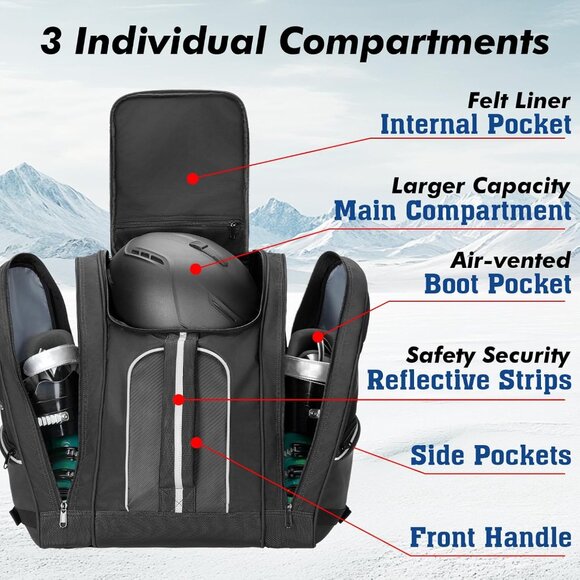 Ski Boot Bag 55L - Picture 8 of 10